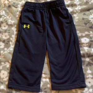 Under armour sweat pants .